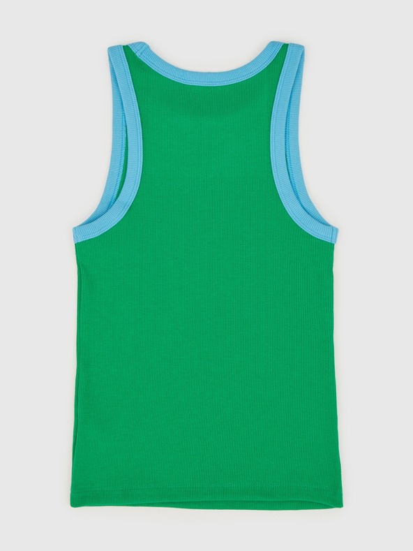 GAP Рипсован топ с лого GAP