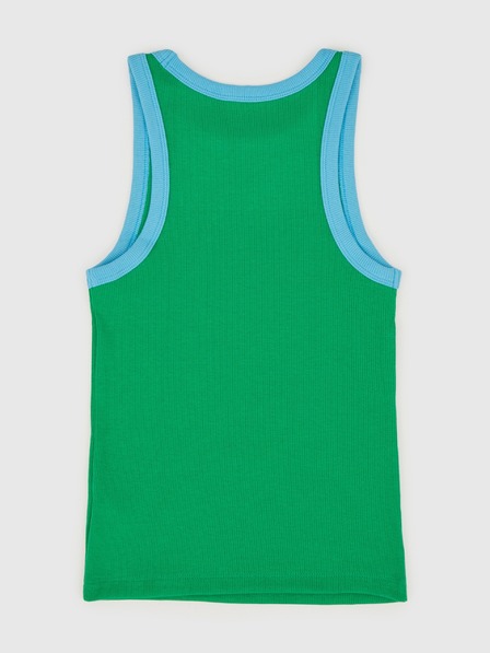 GAP Рипсован топ с лого GAP