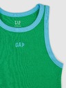 GAP Рипсован топ с лого GAP