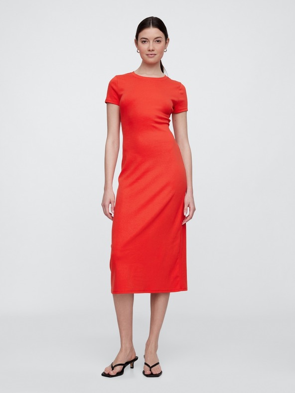 GAP Трикотажни миди рокли с прорези GAP