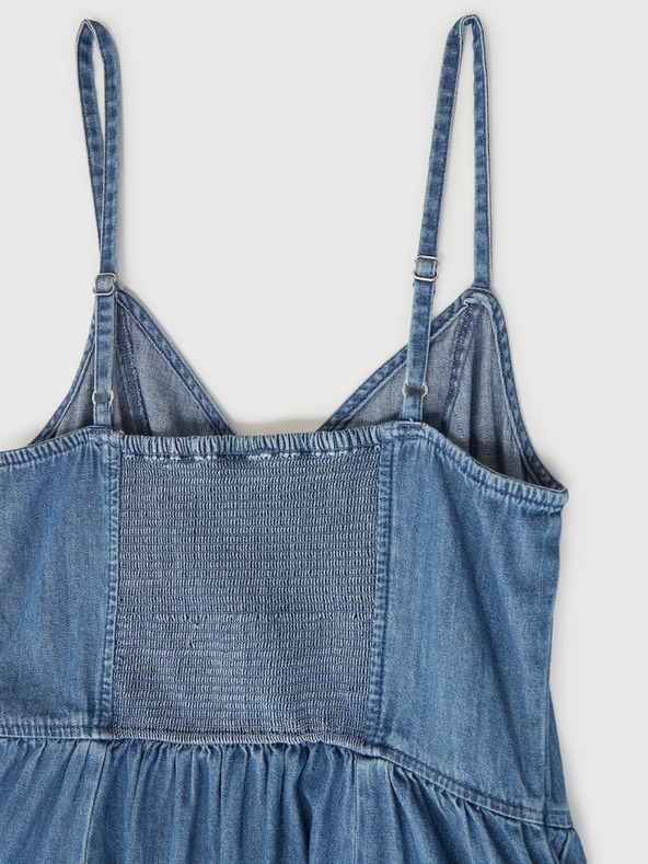 GAP Макси рокля от деним с джобове GAP