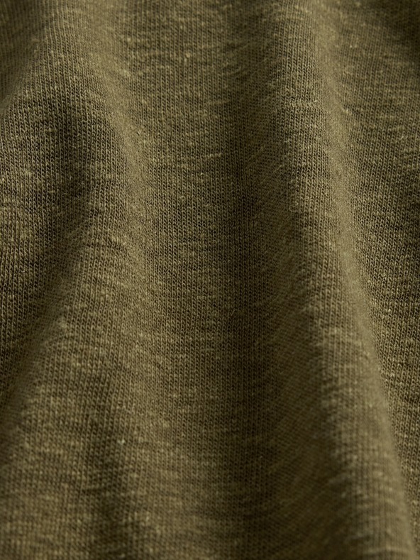 GAP Ленено кроп тениска GAP