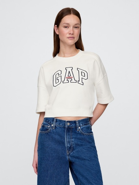 GAP Oversize кроп суитшърт VintageSoft Americana GAP
