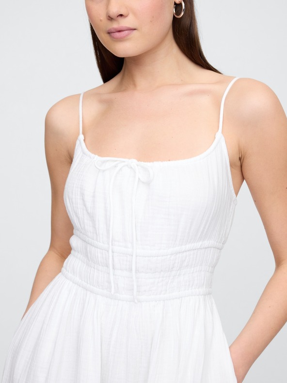 GAP Муселинови макси рокли с джобове GAP