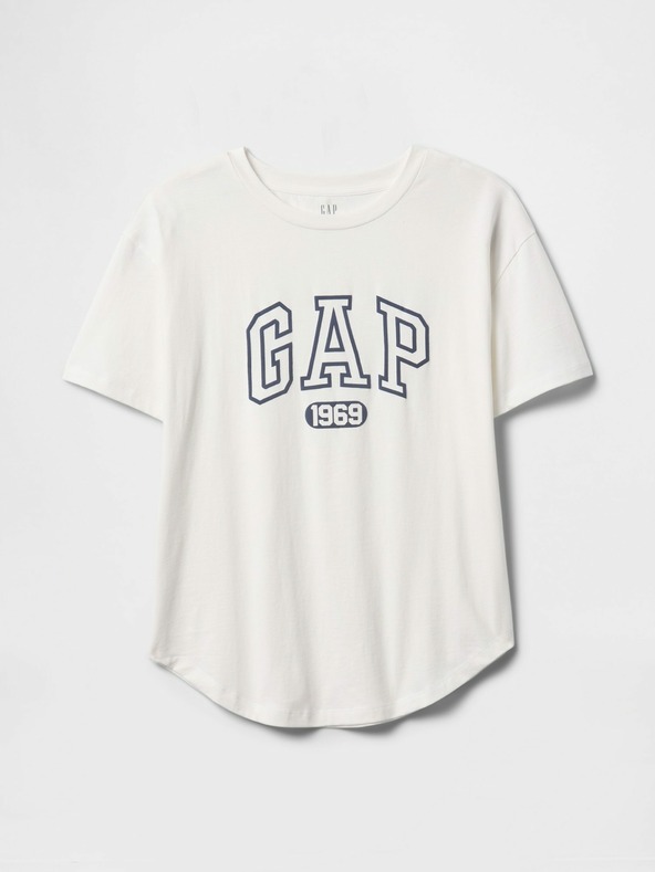 GAP Памучна тениска с логото на Gap