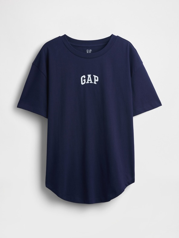GAP Памучна тениска с лого Americana GAP