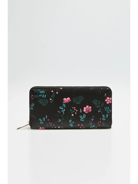 Moodo Черна щампована портмоне