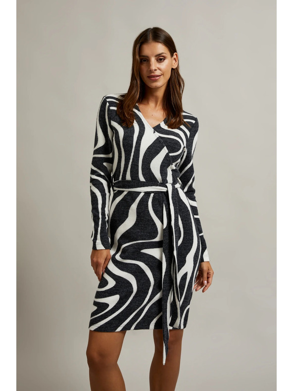 Moodo Черно-бели запретнати рокли