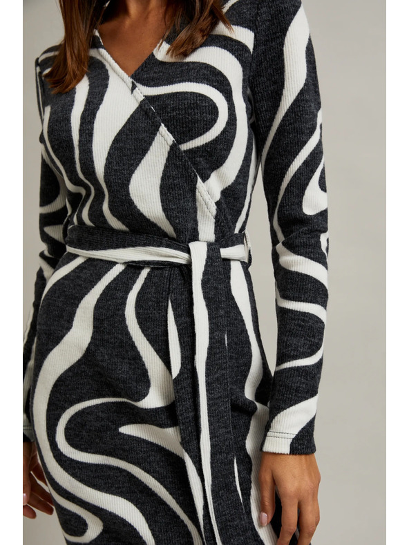 Moodo Черно-бели запретнати рокли