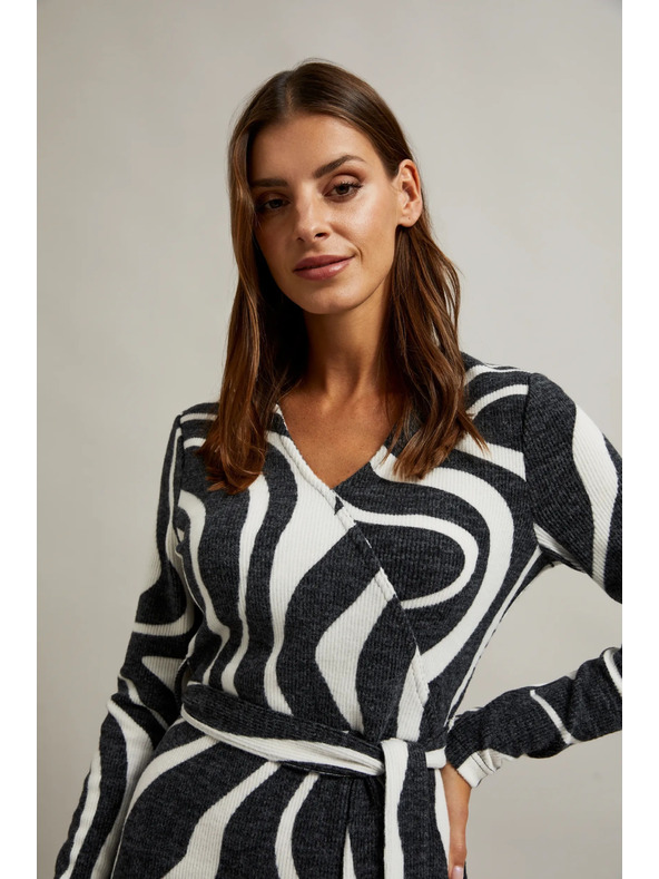 Moodo Черно-бели запретнати рокли