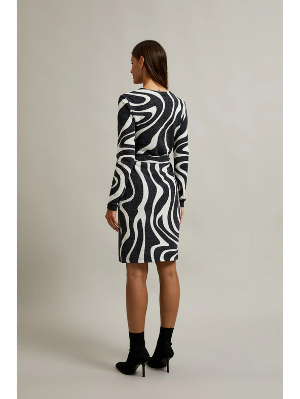 Moodo Черно-бели запретнати рокли