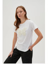 Moodo Бяла тениска с къс ръкав