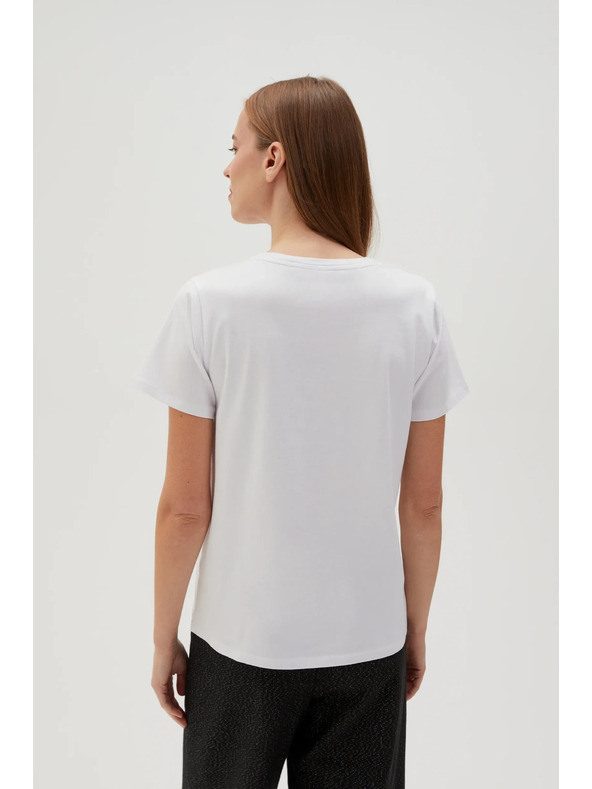 Moodo Бяла тениска с къс ръкав