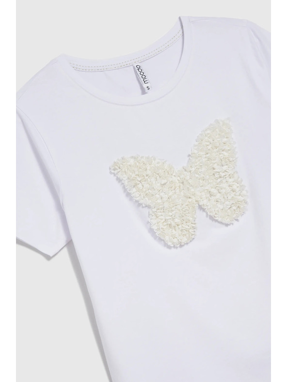 Moodo Бяла тениска с къс ръкав