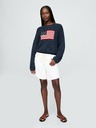 GAP Oversize crop суитшърт Americana GAP