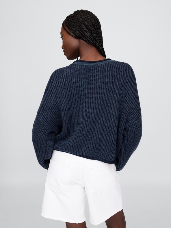 GAP Oversize crop суитшърт Americana GAP