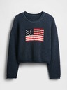 GAP Oversize crop суитшърт Americana GAP