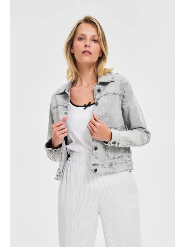 Moodo Сиво дамско яке Moodo