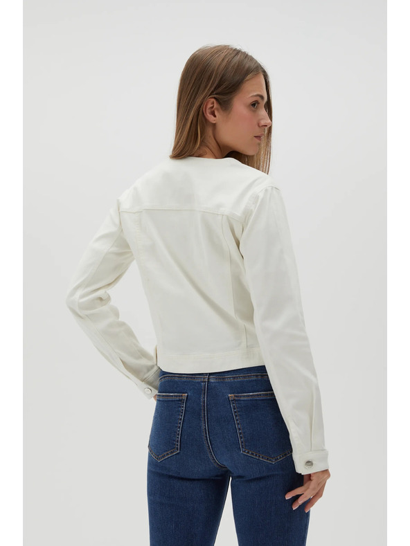 Moodo Бяло дамско яке Moodo