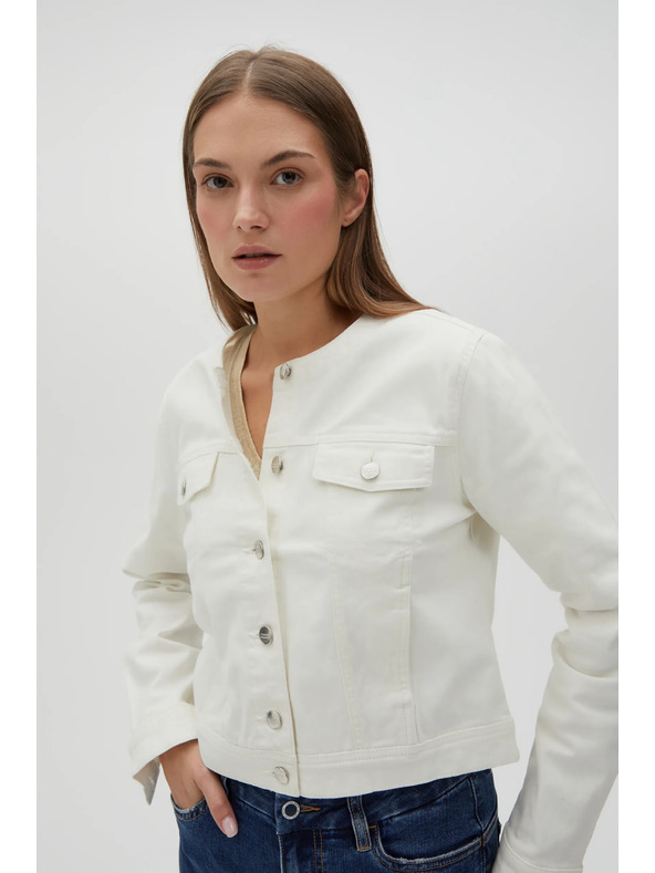 Moodo Бяло дамско яке Moodo