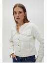 Moodo Бяло дамско яке Moodo