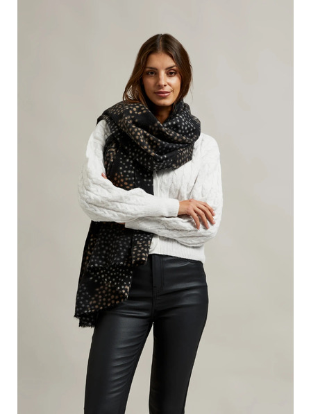 Moodo Черен дамски шал