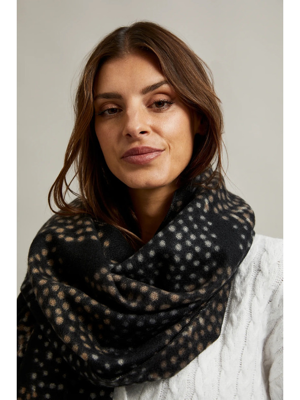 Moodo Черен дамски шал