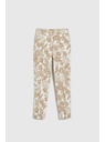 Moodo Бели дамски цветни панталони Moodo