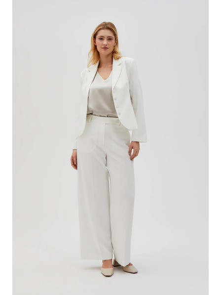 Moodo Бели дамски панталони Moodo