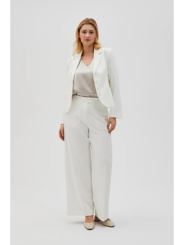 Moodo Бели дамски панталони Moodo