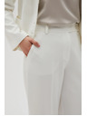 Moodo Бели дамски панталони Moodo