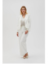 Moodo Бели дамски панталони Moodo