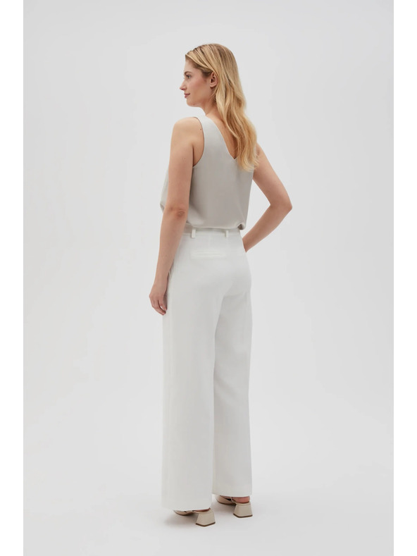 Moodo Бели дамски панталони Moodo