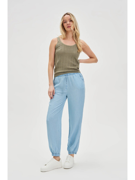 Moodo Светлосини дамски панталони Moodo