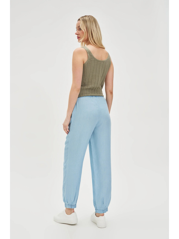 Moodo Светлосини дамски панталони Moodo