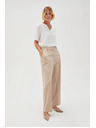 Moodo Бежови официални дамски панталони Moodo