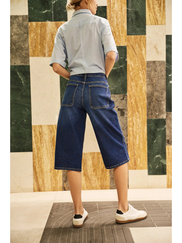 Moodo Сини дамски дънкови шорти Moodo