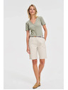 Moodo Бежови дамски шорти Moodo