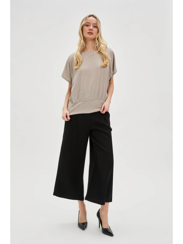 Moodo Бежова дамска тениска Moodo