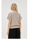 Moodo Бежова дамска тениска Moodo
