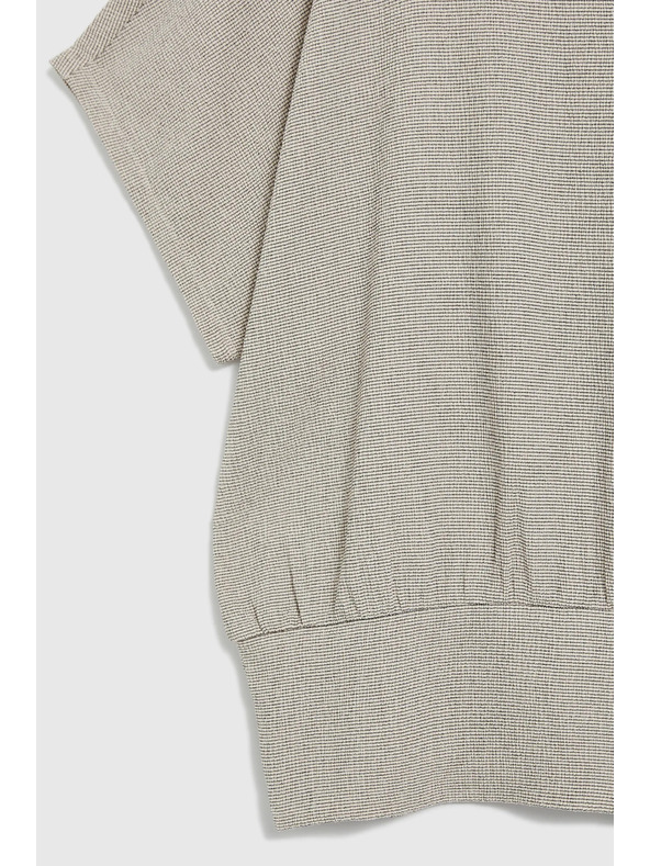 Moodo Бежова дамска тениска Moodo