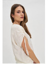 Moodo Бяла дамска тениска Moodo