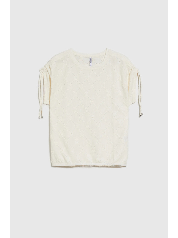 Moodo Бяла дамска тениска Moodo