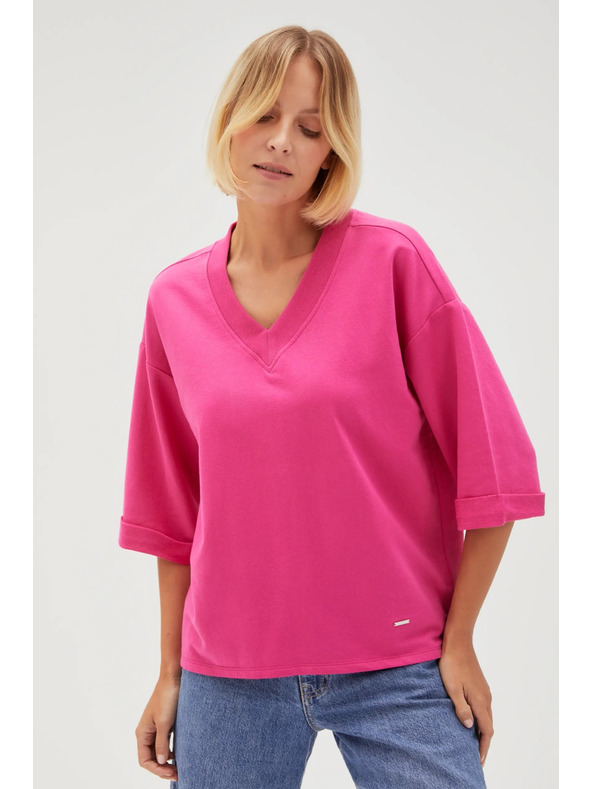 Moodo Фуксиева дамска блуза Moodo