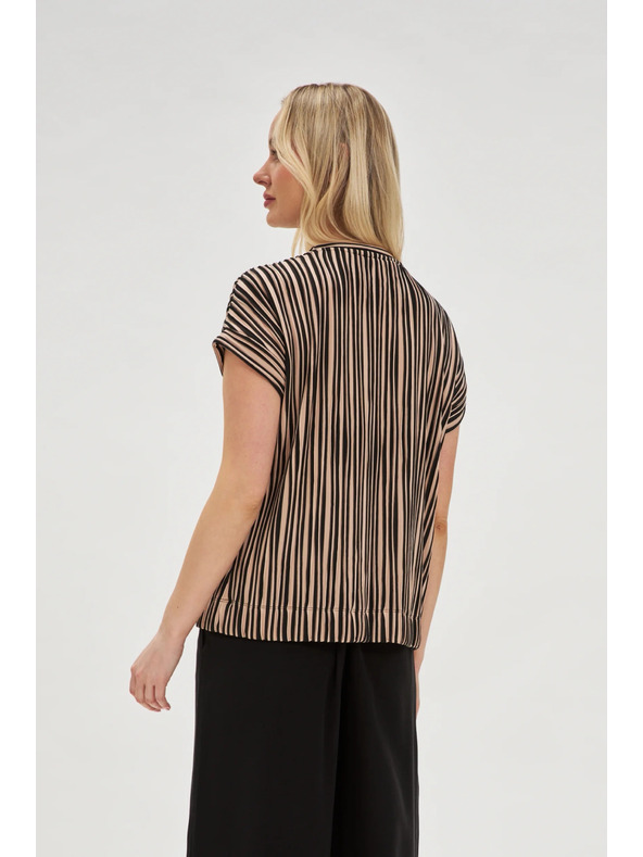 Moodo Бежова дамска блуза Moodo