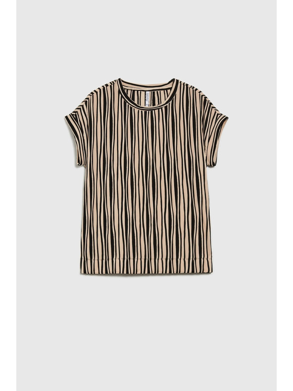 Moodo Бежова дамска блуза Moodo