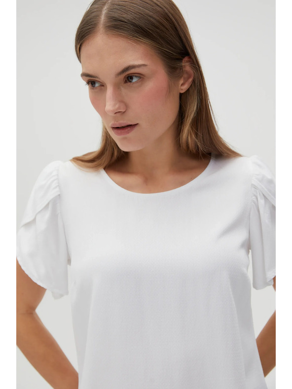 Moodo Бяла дамска блуза Moodo