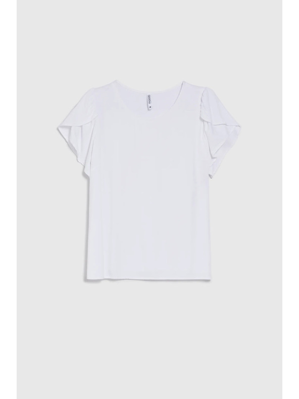 Moodo Бяла дамска блуза Moodo