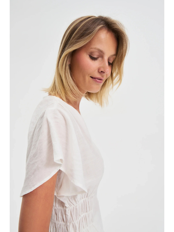 Moodo Бяла дамска блуза Moodo