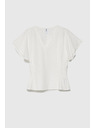 Moodo Бяла дамска блуза Moodo